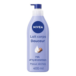 NIVEA Lait Corps Hydratant pour Peaux Sèches Douceur - Lait corporel nourrissant avec une formule hydratante