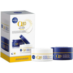 NIVEA Coffret Cadeau Beauté : Duo Soin de Jour et Soin de Nuit Q10 Power pour une Peau Régénérée