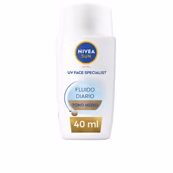 Fluide solaire quotidien protection visage SPF50+ #ton moyen