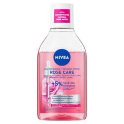 NIVEA Démaquillant Visage : Eau Micellaire Infusée au Sérum Eau de Rose pour un Nettoyage Doux et Hydratant - Flacon 400 ml