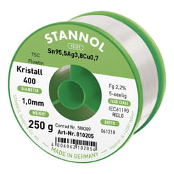 250 g de soudure sans plomb Flowtin tsc 1mm Stannol S66260