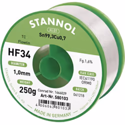 Informations techniques LEG.FLOWTIN TSC305 (SN96,5AG3CU0,5) IEC 61190-1-3-0 / 2.2.3.B Teneur en flux 1,6 % Informations techn ...