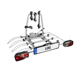 EUFAB LUKE Porte-vélo pour voiture Porte-vélo hayon arrière Gris