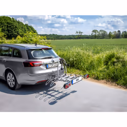 EUFAB LUKE Porte-vélo pour voiture Porte-vélo hayon arrière Gris