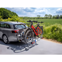 EUFAB LUKE Porte-vélo pour voiture Porte-vélo hayon arrière Gris