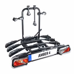 Porte-vélos sur attelage inclinable 4 velos Eufab Amber