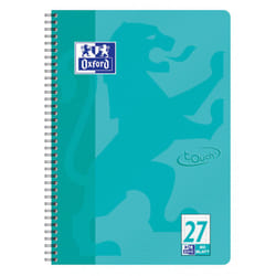 Oxford TOUCH bloc-notes A4+ 80 feuilles Couleur aqua