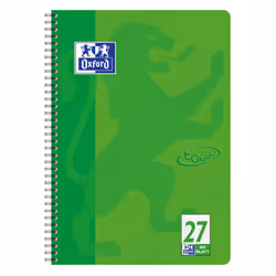 Oxford TOUCH, Image, Vert, A4+, 80 feuilles, 90 g/m², Papier ligné