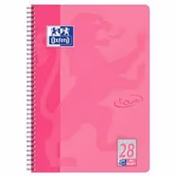 Oxford 400086496, Motif, Rose, A4+, 80 feuilles, Mat, 90 g/m²