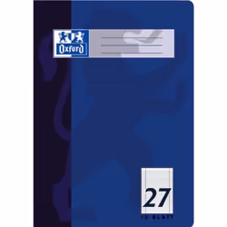 Elba 384401627, Bleu, A4, 16 feuilles, 90 g/m², Papier ligné, Adulte