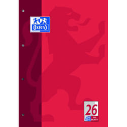 Oxford 100050351 bloc-notes A4 Rouge