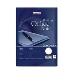 Bloc de correspondance A4 - LANDRÉ - WORK - 50 feuilles - Ligné - 70 g/m2 - Sans bois