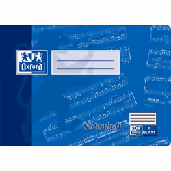 Oxford 100050394, Bleu, A5, 90 g/m²