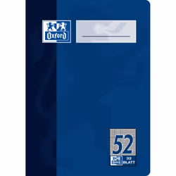Oxford 100050397, Bleu, A6, 90 g/m²