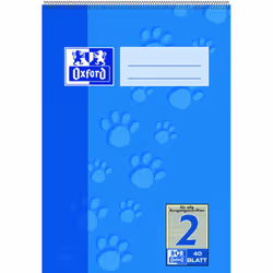 Oxford 100050385, Bleu, A5, 90 g/m²