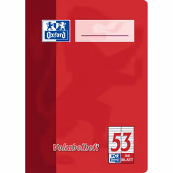Oxford 100050398 bloc-notes A6 Rouge