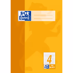 Oxford 100050378, Jaune, A5, 90 g/m²