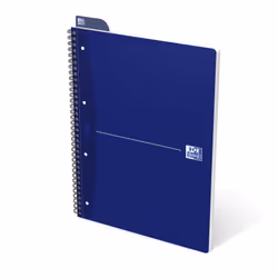 Oxford Essentials, Motif, Bleu, A4+, 70 feuilles, 90 g/m², Papier quadrillé