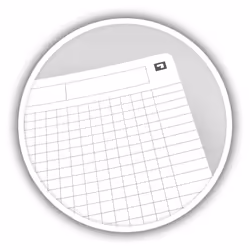 Oxford Essentials bloc-notes A4+ 70 feuilles Bleu