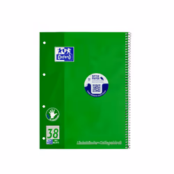 Oxford 100050405, Vert, A4, 90 g/m²