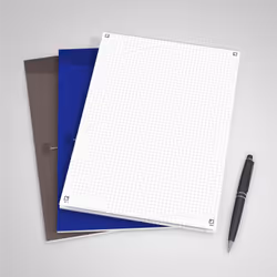 Oxford 100050240 bloc-notes A4 Noir