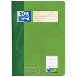 Oxford 100302812, Rouge, A5, 90 g/m²