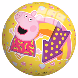John 9"/230 MM PEPPA PIG VINYL-PLAYBALL, 23 cm, unisexe, Vinyl, Multicolore