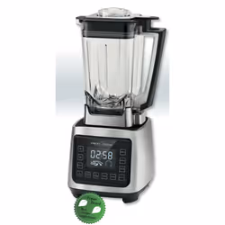 ProfiCook PC-UM 1127, Mélangeur de table, 2 L, Fonction d'impulsion, Pileur de glace, 2000 W, Noir, Acier inoxydable