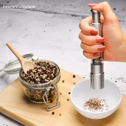 ProfiCook PC-PSM 1160 Ensemble de poivrière et salière Acier inoxydable, Transparent - Vue supplémentaire 6