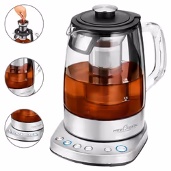 ProfiCook PC-WKS 1167G appareil à thé 1,5 L 2200 W Baie, Acier inoxydable