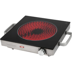 Bomann PC-EKP 1210 Noir, Acier inoxydable Comptoir 36 cm Céramique 1 zone(s)