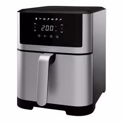 ProfiCook PC-FR 1269 H, Friteuse d’air chaud, 8 L, 80 °C, 240 °C, Double, Noir, Acier inoxydable