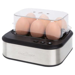 ProfiCook PC-EK 1276 6 œufs 400 W Noir, Acier inoxydable