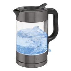 ProfiCook PC-WKS 1322 G bouilloire 1,7 L 2200 W Noir, Transparent
