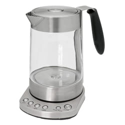 ProfiCook PC-WKS 1020 G bouilloire 1,7 L 3000 W Noir, Acier inoxydable