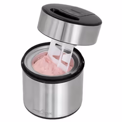 ProfiCook 501140 sorbetière 1,8 L 12 W Noir, Acier inoxydable