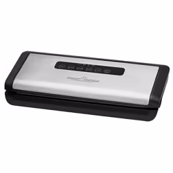 ProfiCook PC-VK 1146, Noir, Acier inoxydable, 800 mbar, Étanchéité sous vide, Acier inoxydable, Senseur, Tactile, 120 W