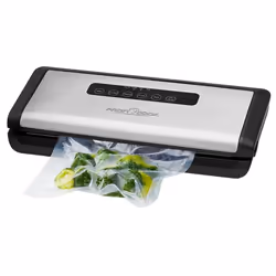 ProfiCook PC-VK 1146 appareil à emballage sous vide 800 mbar Noir, Acier inoxydable