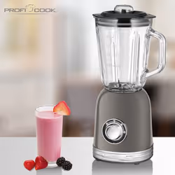 ProfiCook PC-UM 1195 1,5 L Mélangeur de table 800 W Anthracite, Transparent
