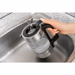ProfiCook PC-WKS 1229 G bouilloire 1 L 1600 W Acier inoxydable, Transparent