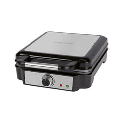 ProfiCook PC-WA 1241 4 gauffre(s) 1200 W Noir, Acier inoxydable
