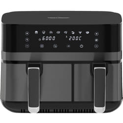 ProfiCook 501295 friteuse Double 9 L Autonome Noir, Argent