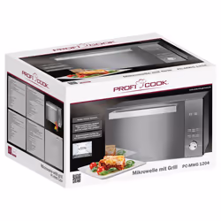 ProfiCook PC-MWG 1204 Comptoir Micro-ondes grill 23 L 800 W Miroir, Acier inoxydable - Vue supplémentaire 4