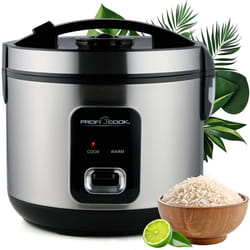 ProfiCook PC-RK 1285 cuiseur à riz 0,16 L Noir, Argent