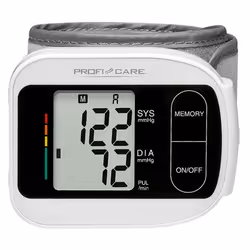 ProfiCare PC-BMG 3018, Poignet, Automatique, Noir, Blanc, 2 utilisateur(s), 40 - 180, 14 - 19,5 cm