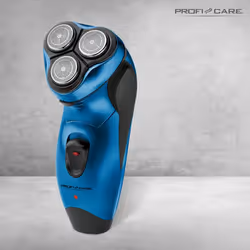 ProfiCare PC-HR 3053 Rasoir rotatif Tondeuse Bleu