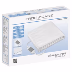 ProfiCare PC-WUB 3060 Couverture chauffante 60 W Blanc