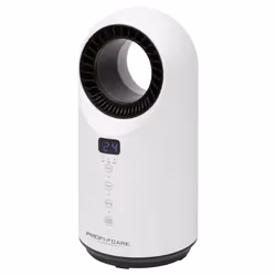 ProfiCare PC-HL 3086, Chauffage de ventilateur électrique, Vitrocéramique, 12 h, Intérieure, Table, Blanc
