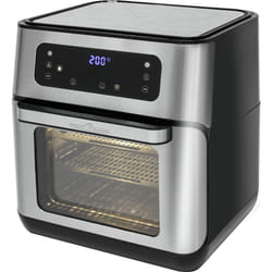 ProfiCook PC-FR 1200 H Unique 11 L Autonome 1500 W Friteuse d’air chaud Noir, Acier inoxydable