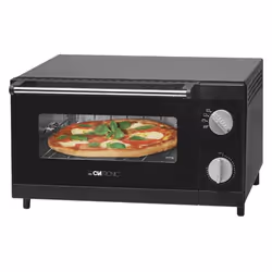 Clatronic MPO 3520, 1 pizza(s), 25 cm, Mécanique, 1 h, Noir, 1000 W